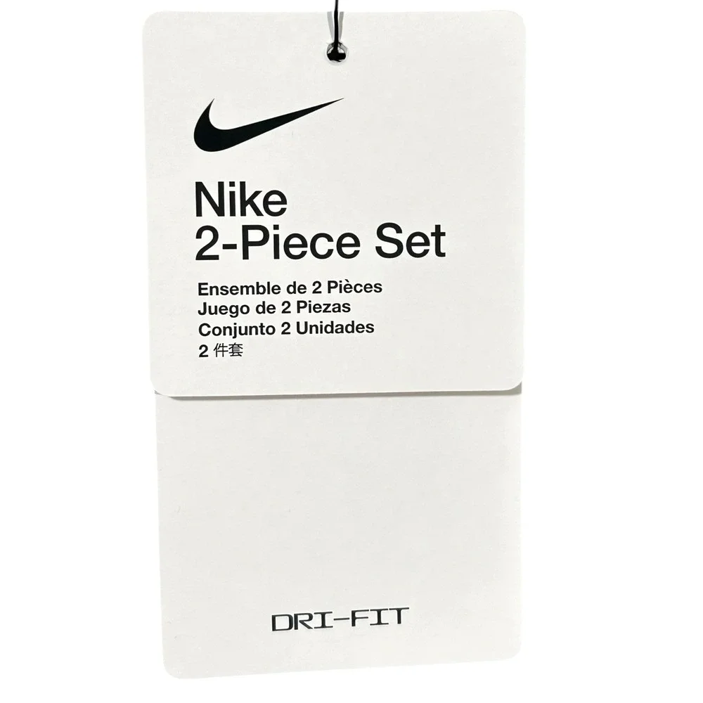 Nike Toddler Boys Dri-FIT T-Shirt &‎ Shorts Outfit Set 3T Red Black Athletic